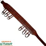 CANANA PIEL VACUNO CON PORTA CAZA HEBILLA HN34